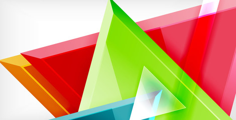 Triangle abstract background