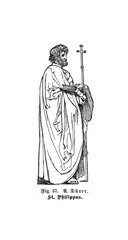 Christian illustration. Old image	