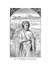 Christian illustration. Old image	