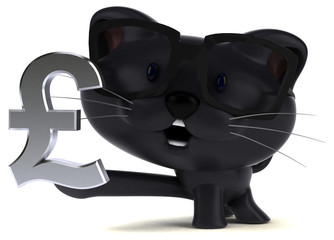 Fun cat - 3D Illustration