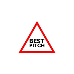 Best pitch sign icon