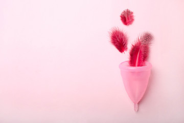 reusable silicone menstrual cup