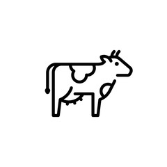 Vector Cow Icon Template