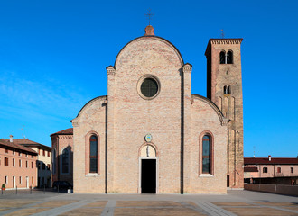 Die Cattedrale di Santo Stefano Protomartire In Concordia Sagittaria / Julisch Venetien / Italien