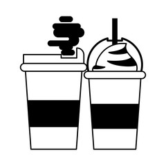 coffee cafe concept cartoon