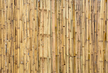 brown tone bamboo plank fence texture for background