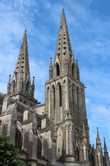 Fototapeta na wymiar notre-dame cathedral in Sées (France)