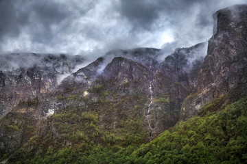 Mountain views, Aurland, Norway