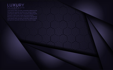 luxurious dark purple with overlap layer