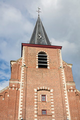 Church of Roncq, Hauts de France region, France