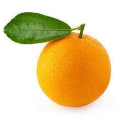 Orange fruit isolated on a white background