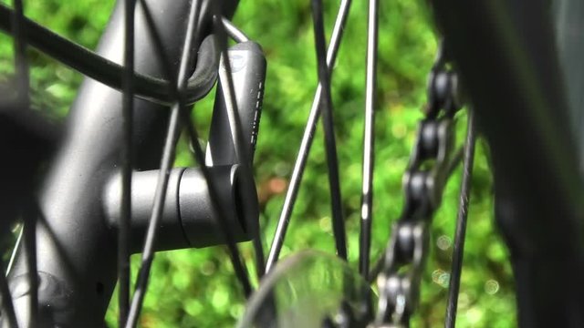 e-Bike speed sensor rear wheel, hold, one spin and hold