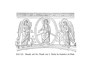 Christian illustration. Old image