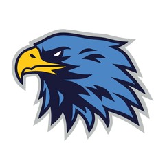 Eagle Logo Mascot Vector Icon Cartoon Template