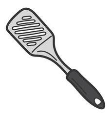 Whisk icon in doodle design.