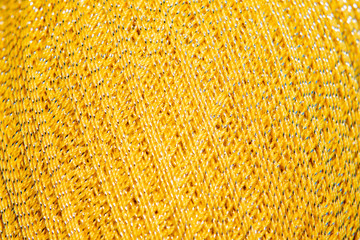 yellow yarn background