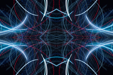 Blue abstract pattern