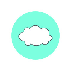 cloud line icon