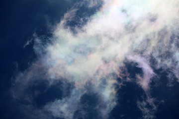Blauer Himmel und Wolken
