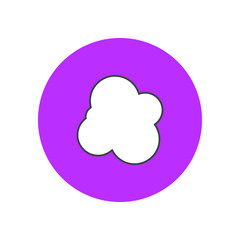 cloud line icon