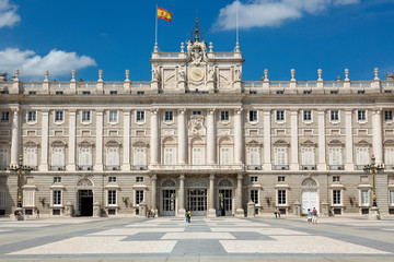 Fototapeta na wymiar Spain, Madrid, the royal palace