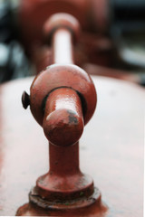 Metallstange Mechanik einer Maschine