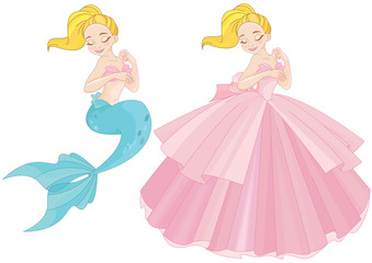 Cute Mermaid Princess