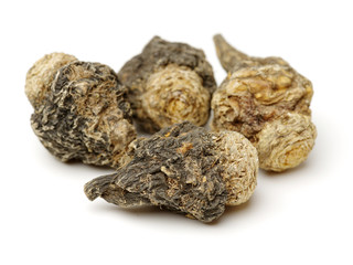 Black Ma-ca on white background