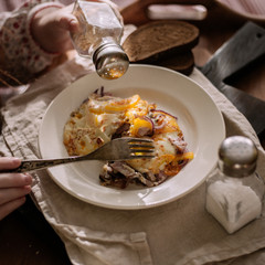 Bacon and eggs Breakfast