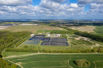 europe's largest toxic waste landfill Ihlenberg in the north of Germany