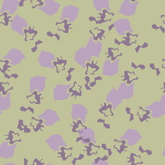 UFO urban camouflage of various shades of green and violet colors