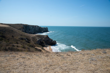 Summer landscape on the Black Sea, Crimea