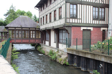 Fototapeta premium half-timbered building in Lisieux (France)