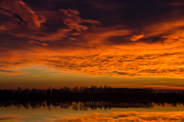 Lake of Camazzole in Italy