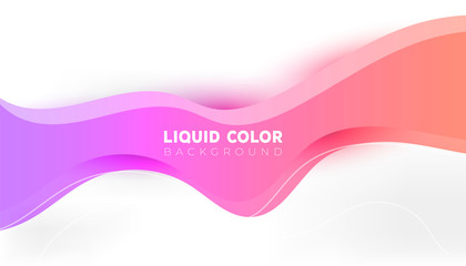 Modern colorful fluid creative templates with dynamic linear waves.