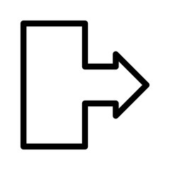 Fototapeta premium Right Direction Arrow Icon For Your Project