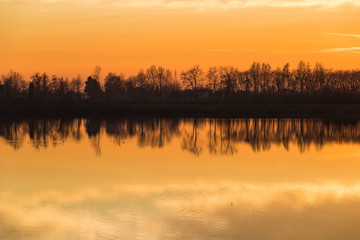 Lake of Camazzole in Italy