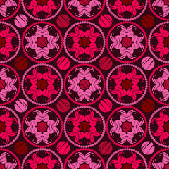 Paisley ornament. Ethnic boho seamless pattern. Ikat. Traditional ornament. Folk motif. Can be used for wallpaper, textile, invitation card, wrapping, web page background.