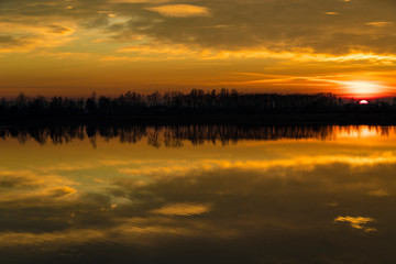 Lake of Camazzole in Italy