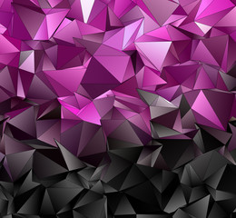 Obraz premium Abstract Low-Poly background. triangulated texture. Design 3d. Polygonal geometrical pattern. Triangular modern style