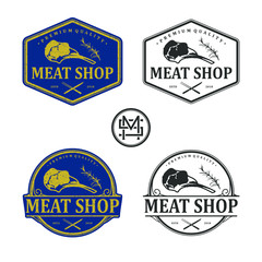 Meat Shop vintage logo