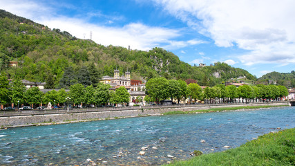 The Brembo River San Pellegrino Terme Italy
