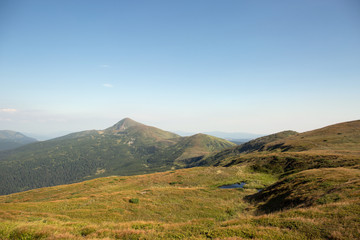 landscape in the mountains