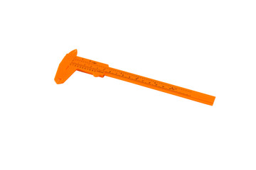 Vernier caliper with white background