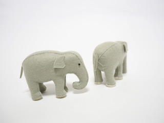 フェルト作品　アジア象