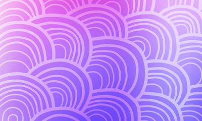 Pastel color vector abstract doodle background.
