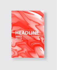 Abstract ink background. Marble style.