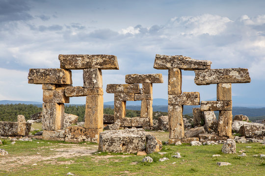 Blaundos ancient city sulumenli,Usak,Turkey 
