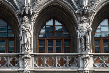 The details of New Town Hall, Munich