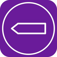 Left Direction Arrow Icon For Your Project